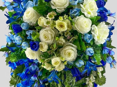 Искусственный венок «Овал элитный» — фото товара