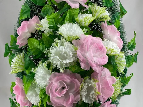 Искусственный венок «Овал малый экс» — фото товара