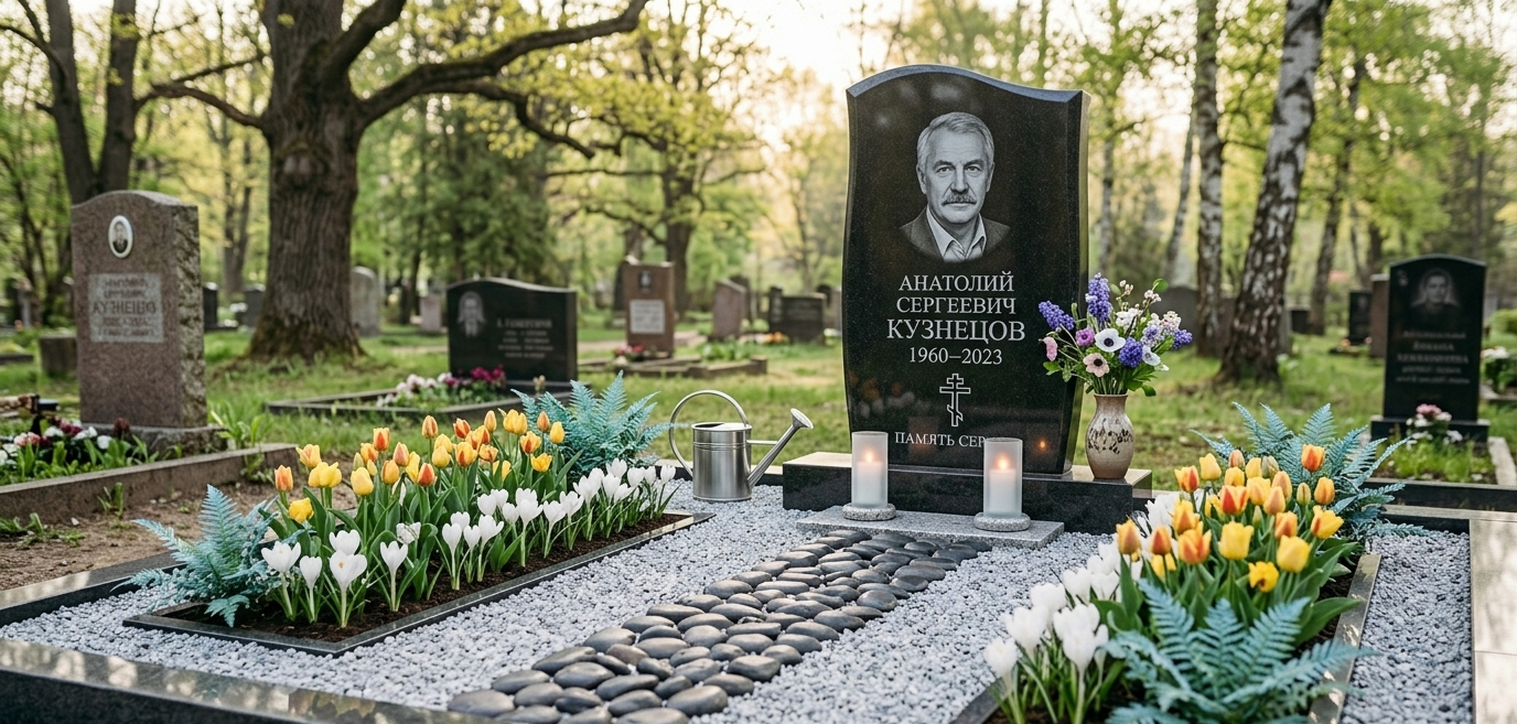 Расчищенный могильный участок — Ритуал-С, Чусовой